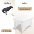 thumbnail image 4 of HLONK Drap de Table de Massage en Microfibre Douce pour Lit Facial Rose, 4 of 11