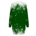 thumbnail image 5 of Kcodviy Chandail Imprimé de Noël pour Femme Robes Midi pour Femme Robe Col Rond Longue Décontractée Robe Maxi Manche Ample Sans Capuche Décontractée Robes D'Été pour Femme Robe Décontractée D, 5 of 5