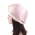 thumbnail image 3 of Bonnet de Nuit en Satin Soyeux pour Femmes Réversible Ajustable Très Grand Bonnet de Nuit Cheveux Bouclés Naturels, 3 of 6