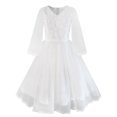 thumbnail image 1 of Robe de Demoiselle d'Honneur pour Fillette, Blanche, Mariage, Concours, 4 Ans, 1 of 7