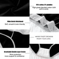 thumbnail image 3 of Culottes Menstruelles pour Femmes, 4 Pcs, Réutilisables, Anti-Fuites, Grande Taille, Culottes de Protection Post-Partum, 3 of 7