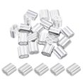 thumbnail image 1 of Unique Bargains 5/32' Aluminum Crimping Loop Sleeves, for Wire Rope Sleeves, Silver Tone 42 Pcs, 1 of 5
