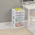 thumbnail image 3 of Sterilite 4 Drawer Locking Tower White - 2 Pk, 3 of 7