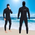 thumbnail image 2 of 7mm Neoprene Swetsuits Warm Deep Diving Full Wetsuit for Surfing Men XL, 2 of 8