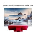 thumbnail image 3 of Boc Phone Screen Magnifier Foldable Eyes Protection Non-slip Handsfree HD-compatible Mobile Phone 3D Glass Magnifier Bracket Case Mob, 3 of 10