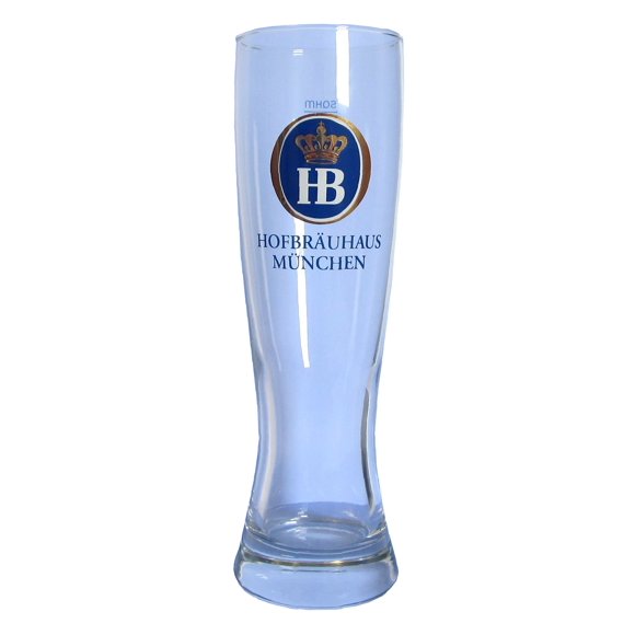 German Beer Mug Munich Hofbräuhaus München HB Wheat Beer Glass 0.3 liter King Werk KI 1000075
