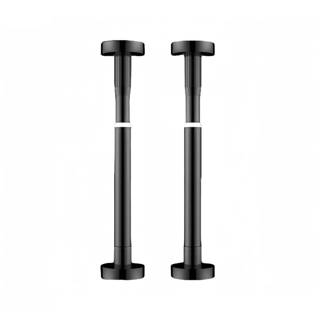 LEFU Stainless Steel Adjustable Kitchen Sink Bracket Support Legs, 35-50cm Height, Black, 2 Pcs, for Durable & Easy Setup for Undermount Sinks, Bottom Installation