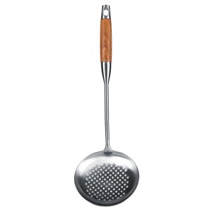 ANGGREK 4Pcs/Set 304 Ensemble de cuisine en bois de rose en acier inoxydable, Kit de spatule, Fournitures de cuisine