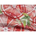 thumbnail image 5 of oneOone Rayon Red Fabric Leaves & Lemon Sewing Material Print Fabric By The Yard 56 Inch Wide, 5 of 5