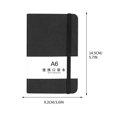thumbnail image 2 of PEONAVET A Notebook A6 Horizontal Notebook Hand Thickened Office Learning Notebook, 2 of 2