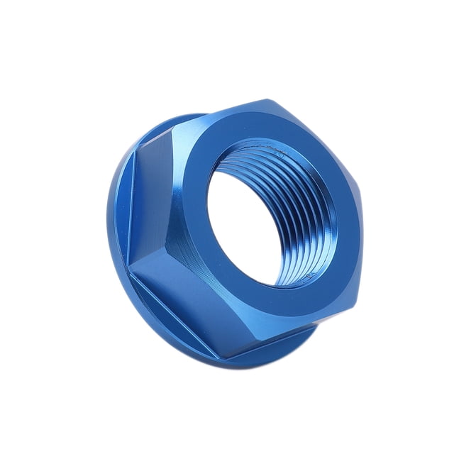 Wheel Axle Nut, Aluminum Motorcycle Wheel Hub Nut Replacement For YZ250 1999-2021 For Autocycle Blue,Yellow