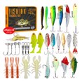 thumbnail image 1 of Ensemble de Compte à Rebours de Pêche de 24 Pcs Kit d'Aveugle en Métal pour Ados et Adultes Équipement de Pêche en Plein Air, 1 of 7