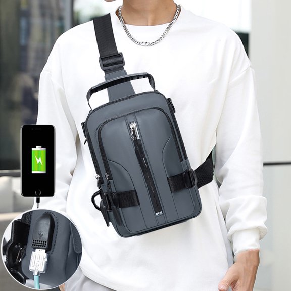Sac Bandoulière pour Homme, Sacs à Bandoulière pour Hommes, Sacs à Bandoulière pour Hommes, Sacs de Jour pour Hommes, Petits Sacs Bandoulière Sac de Jour de Randonnée