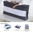thumbnail image 4 of SuoKom Sacs de Rangement sous le Lit, Grands Bacs de Rangement sous le Lit avec Poignées Renforcées, Sacs et Contenants de Rangement sous le Lit Pliables, 4 of 7