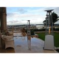 thumbnail image 2 of AZ Patio Heaters Tall Triangle Glass Tube Liquid Propane Heater, Stainless Steel, 2 of 3