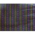 thumbnail image 4 of oneOone Georgette Viscose Fabric Geometric Sign|Triangle & Stripe Block Print Fabric By The Yard 42 Inch Wide, 4 of 4