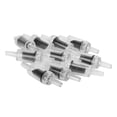 thumbnail image 1 of One Way Non-Return Check Valve, One Way Air Pump Check Valves Inner Hole Diameter 3mm/ 0.2in 10PCS Check Valves  For Daily For Home For Factory For Work Black, 1 of 8