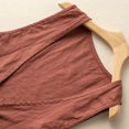 thumbnail image 5 of Timegard Débardeurs pour Femmes Sans Manches Légers Mode d'Automne Décontractée Veste Courte à Nouer devant Gilet, 5 of 5