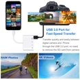 thumbnail image 4 of SD/TF Card Reader for iPhone & iPad, 4 in 1 Lightning to USB Camera Adapter, Multifuction Charging and Data Sync Adapter Plug and Play, 4 of 7