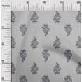 thumbnail image 1 of oneOone Cotton Silk Fabric Leaves & Floral Block Print Sewing Fabric BTY 42 Inch Wide, 1 of 4