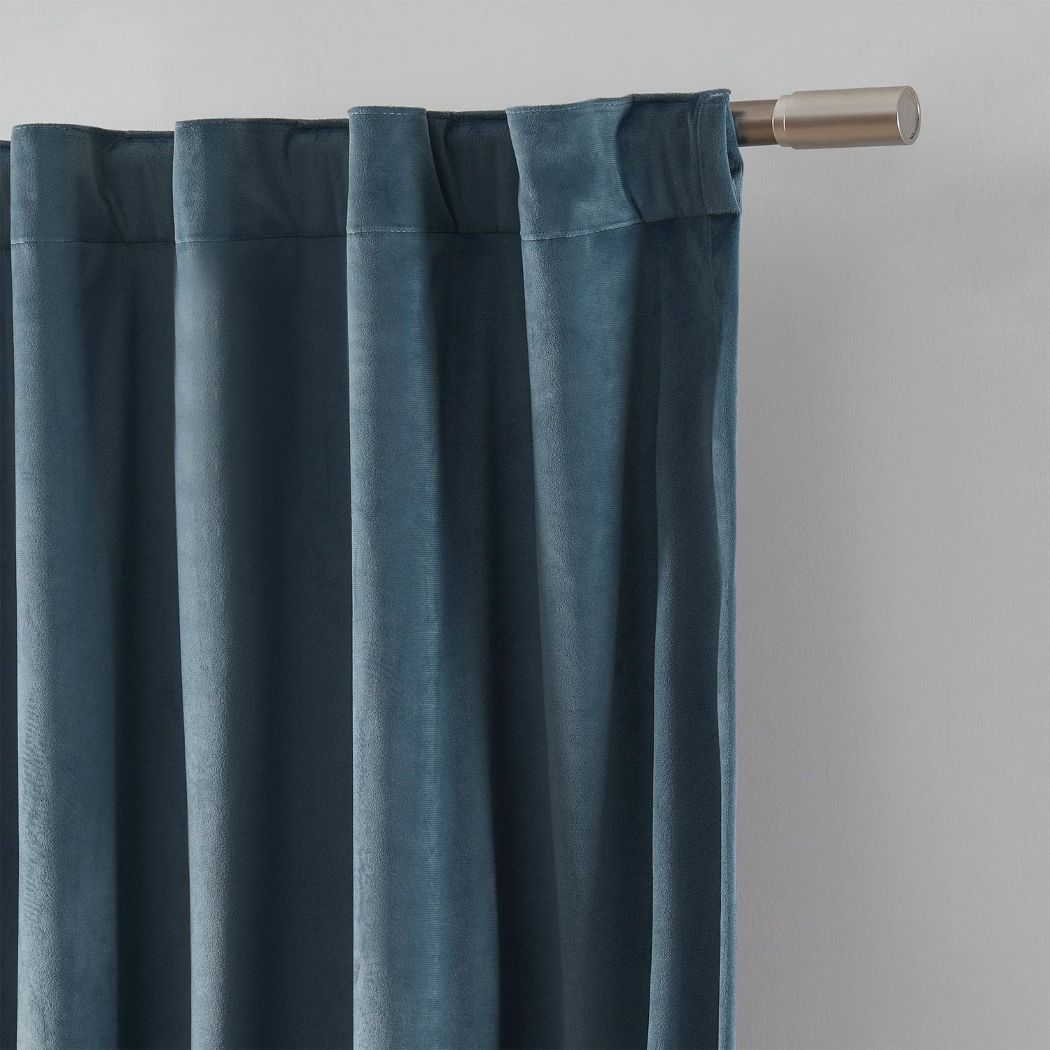Better Homes & Gardens Panneau de Rideau Occultant en Velours avec passe-Tringle, 132 x 213 cm