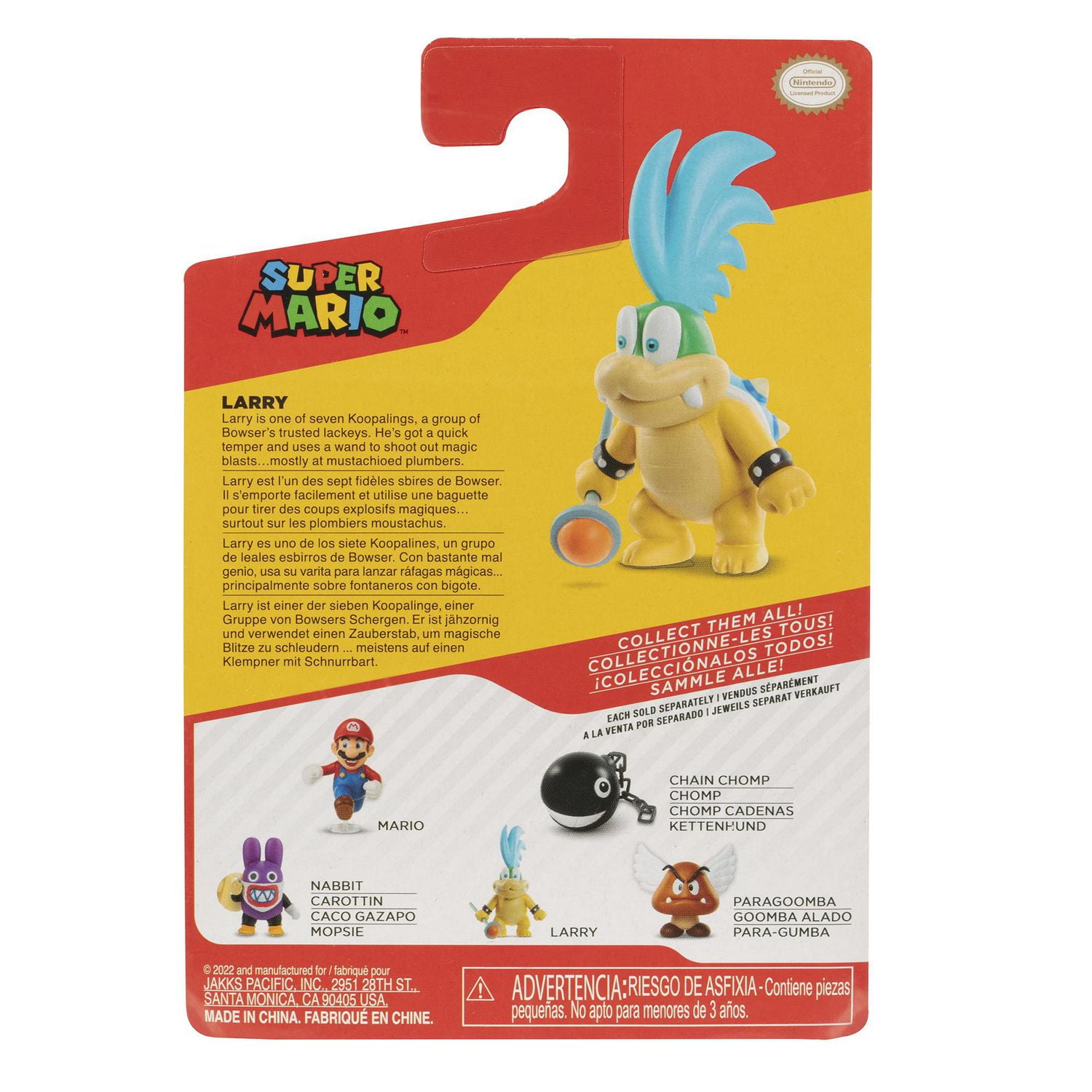 Figurine Nintendo de 2,5 pouces - Larry Koopa