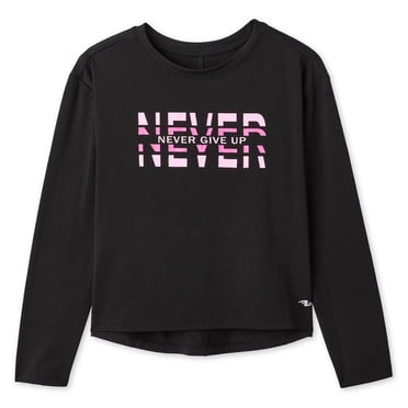 T-shirt à manches longues Athletic Works pour filles