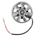 thumbnail image 1 of BTOER 100 Mm Extractor Fan 7 Pieces Of Metal Reinforced Wind Blades Smoke Extractor Duct Fan 140 M³/H Inline Pipe Fan Quiet, 1 of 9