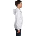 thumbnail image 4 of Hanes Comfortblend EcoSmart Chandail à Capuchon à Fermeture Éclair Intégrale pour Enfants, TP, Blanc, 4 of 4