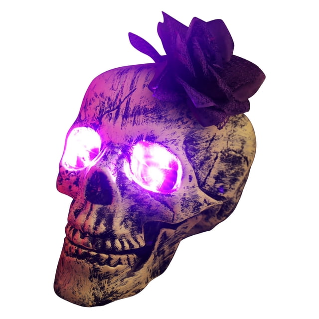Rbaofujie Halloween Skeleton Prop Human Full Size Skull Hand Garden Model Decor Halloween Home Decor