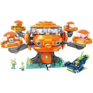 for Age 8+ Octonauts Building Block Octopod Playset Cup-Q Hammerhead Shark Vehicle & Barnacles kwazii Peso Tweak Inkling Vegimals 921pcs Building Brick Set-Without Original Box