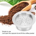 thumbnail image 4 of Café Réutilisable, Filtre à Café, Coffre-Fort Simple à Utiliser Réutilisable Longue Durée de Vie en Acier Inoxydable pour la Cuisine, 4 of 8
