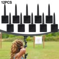 thumbnail image 1 of 12 Pcs Épingles de Cible Flèches en Papier Arc Recourbé Chasse Extérieur, 1 of 9