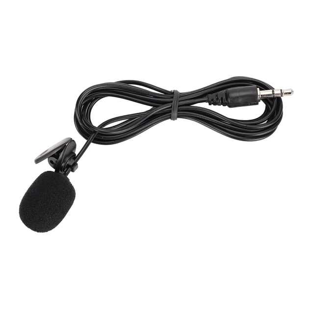 3.5mm Jack 5Pcs Mini Micro Clip Filaire Microphone Interviewant Anti-Bruit Reporter pour Enseignant
