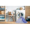 thumbnail image 2 of Ahgly Tapis Rond Lavable en Machine Intérieur Transitionnel Bleu Lavande, 5 Pieds Rond, 2 of 7