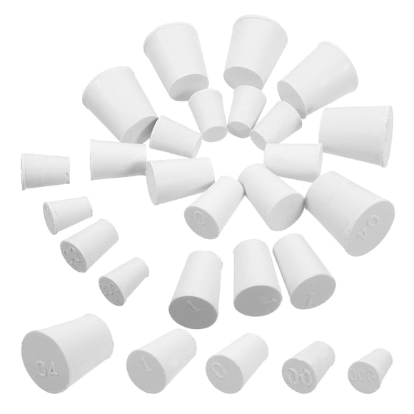 Rubber Lab Equipment Plugs for Sealing Test Tubes and Flasks 50pcs Assorted Sizes