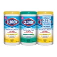 thumbnail image 1 of Clorox® Disinfecting Wipes, 75ct , Pack of 3, 2 Lemon and 1 Fresh Scent, 1 of 6