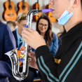 thumbnail image 4 of Saxophone pour Enfant, Instrument de Musique Saxophone, Modèle de Saxophone pour Enfants Amateurs Argent, 4 of 8