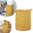 thumbnail image 1 of BKER Patterned Linen Laundry Hamper Without Lid Large Open Top Dirty Stylish And Breathable Fabric For Bedroom Or Bathroom Easy And Durable Design, 1 of 5