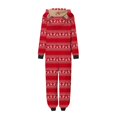 thumbnail image 3 of Pyjama Parent-Enfant Chaud Ensemble de Noël Imprimé Tenue d'Intérieur Pyjama à Capuche Mamans Combinaison Femmes Pyjamas en Liquidation, 3 of 6