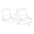 thumbnail image 3 of Mainstays 2-Pack Beach Chair Set, Polyester, 3 of 9