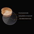 thumbnail image 4 of Round Center Finder Compas Ruler 300mm/11.8in Clear Acrylic Circle Gauge for Wood Turners Lathe Work, 4 of 8