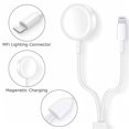 thumbnail image 3 of 2 in 1 Wireless Charger Compatible for Apple Watch Series 4 3 2 1, USB..., 3 of 9