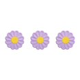 thumbnail image 1 of pitrice Placemat Chaleur Isolation Fleur Tampon Titulaire Table de Cuisine Anti-Échaudage Lavable Réutilisable Boisson Comptoir Rose Violet 3Set, 1 of 6