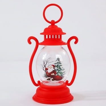 SPOORYYO Lampe à Huile Portative à Main pour Décorations de Noël - Petite Décoration Suspendue de Table et Accessoire de Déco pour la Maison - Parfaite pour les Ornements d'Arbre et les Accents de Table à Manger