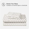 thumbnail image 3 of Bare Home Ultra-Soft Sheet Set - Premium 1800 Collection - Deep Pockets - 4-Pieces - Full, Pennytile - Stone/White, 3 of 7