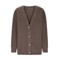 thumbnail image 3 of Styesk Cardigan pour Femmes Cardigan Tricoté à Boutons à Manches Longues, Coupe Ample et Tendance pour Femmes, 3 of 5
