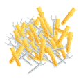 thumbnail image 2 of 50Pcs Invisible Screws Double Headed Screw Special Nails Screws for Solid Wood 3.5mm, 2 of 8