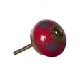 thumbnail image 2 of KNOB-IT VINTAGE HANDPAINTED CERAMIC KNOBS (8 Pack) K000001, 2 of 3