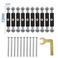 thumbnail image 1 of ziyahi Cassette Screws Support Rod junction sets repair Kit Rust accessories tool Resistant Repair Device for Wall Switch 86 Insulated Type, 1 of 9